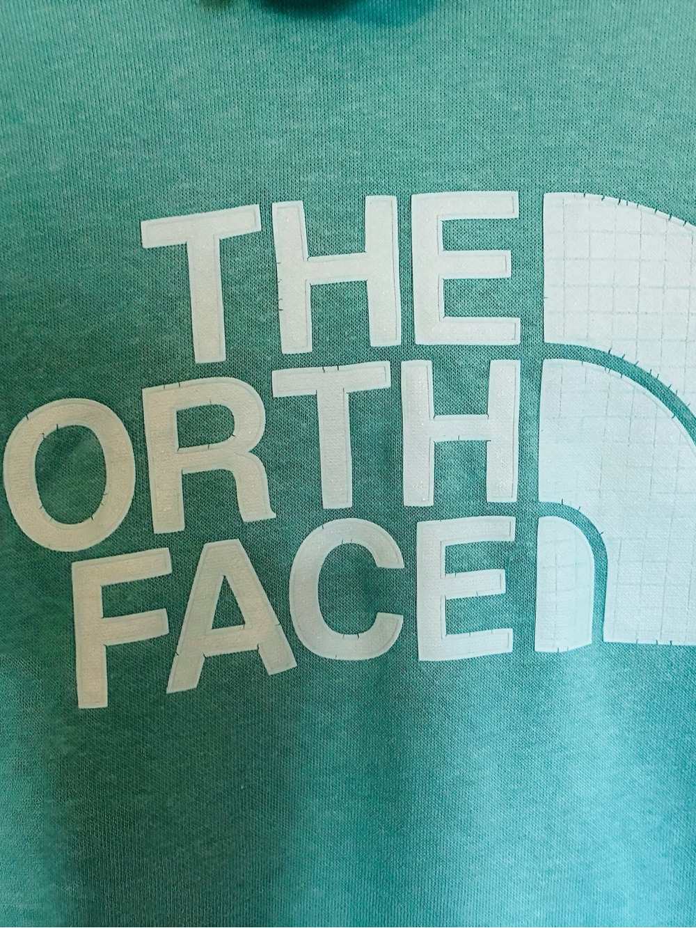 💥Comfy💥The North Face Women’s Teal Crewneck Hoodie - Picture 8 of 14